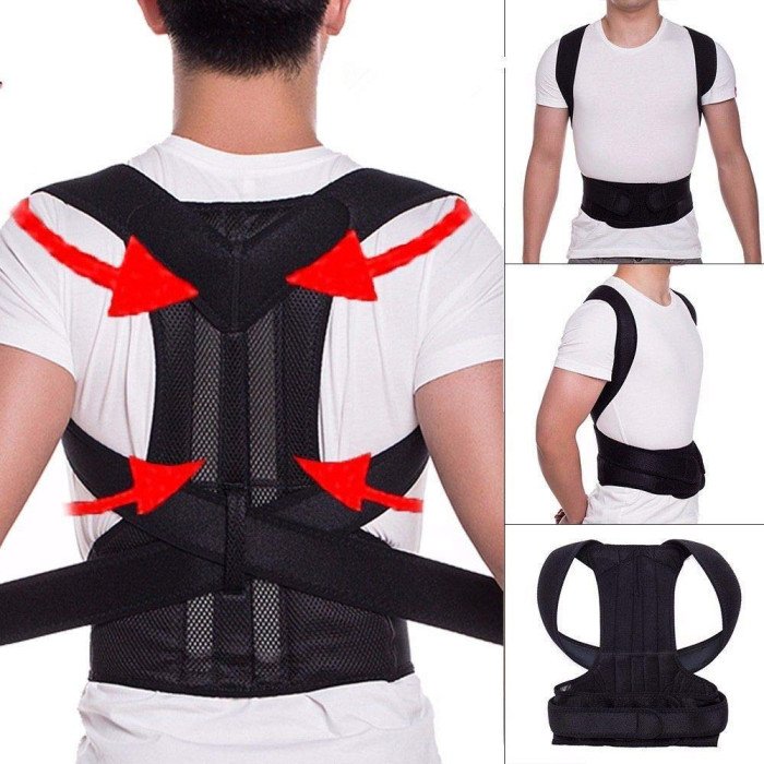Back Support Belt with Fully Adjustable Straps Relief Lower & Upper Back Pain - Image 7