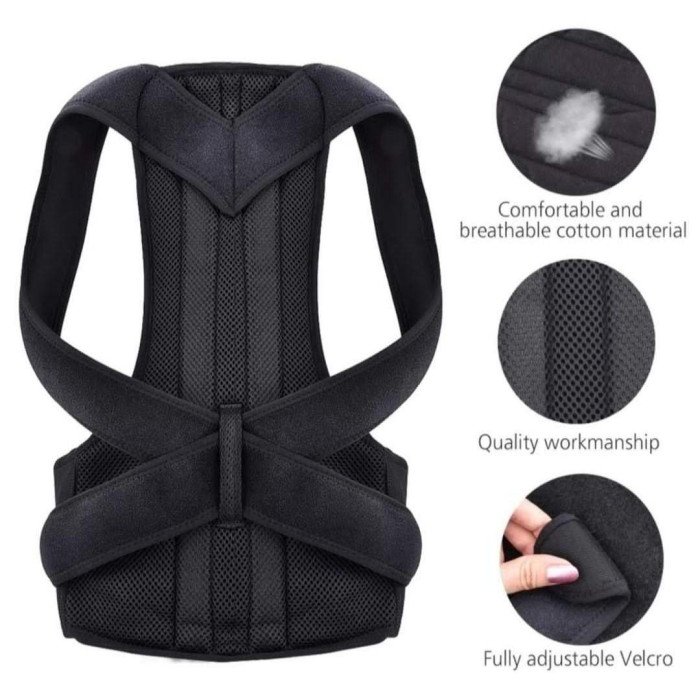 Back Support Belt with Fully Adjustable Straps Relief Lower & Upper Back Pain - Image 6