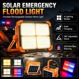 🌞 Solar Emergency Flood Light